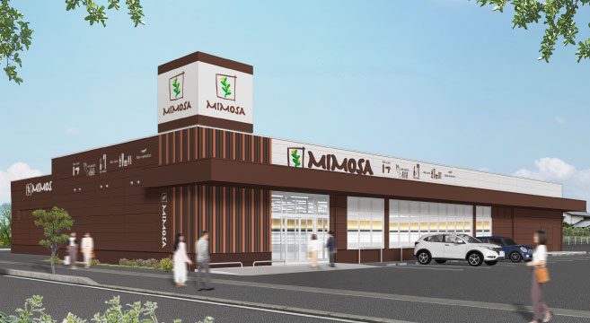 ミモザ倉敷店外観
