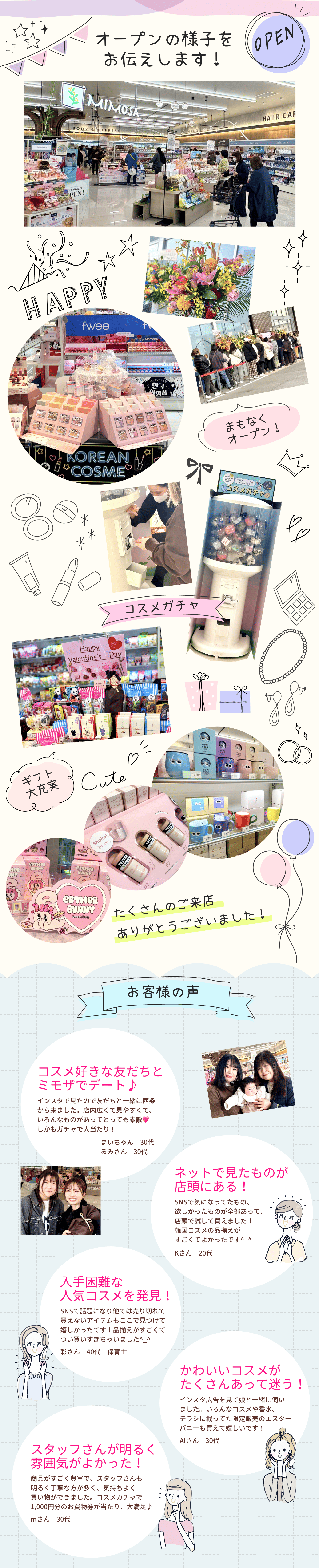 オープンの様子